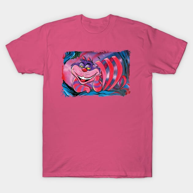 Cheshire Cat T-Shirt by Lopan4000